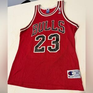 Vintage 90s Champion Chicago Bulls Jordan jersey